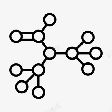 二甲基甲酰胺化学分子图标图标