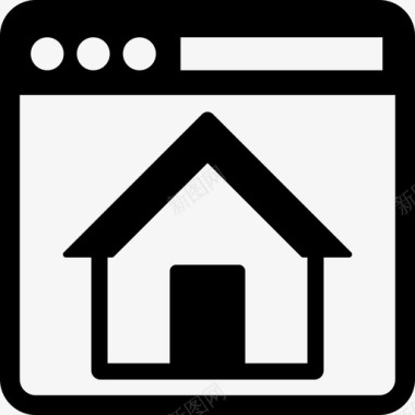 房地产网站购买在线房产家庭网站图标图标