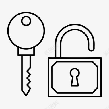 搜索引擎优化安全访问密钥图标图标