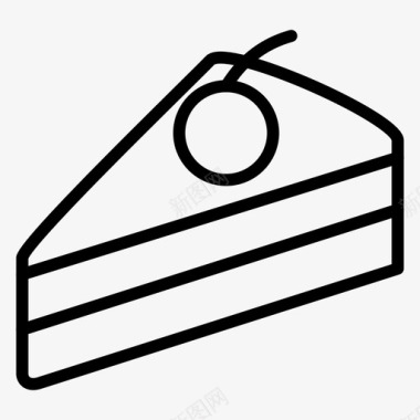 蛋糕甜点糕点图标图标