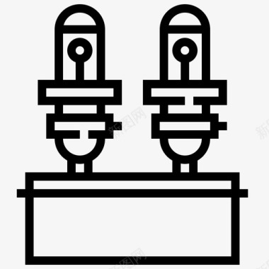 灯机械修理图标图标