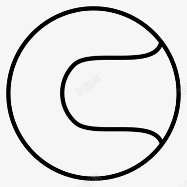 网球球运动瘦图标图标