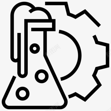 小生物科学生物化学图标图标