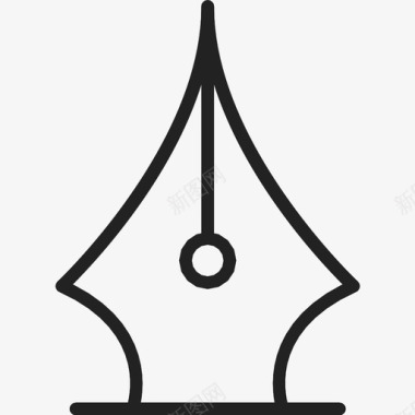 水笔自来水笔图标图标