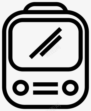公共交通标识公共汽车公共交通图标图标