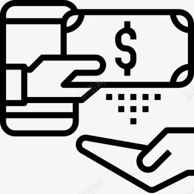 支付移动移动支付利润接收图标图标