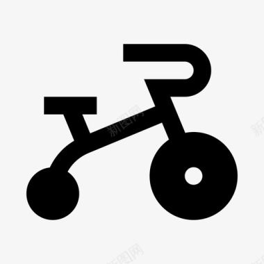 自行车婴儿玩具图标图标