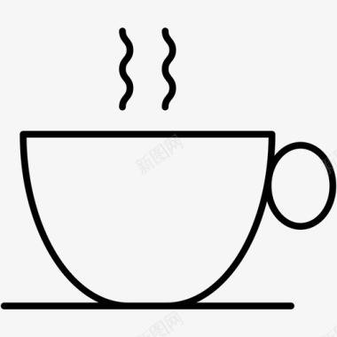 杯子咖啡茶杯图标图标