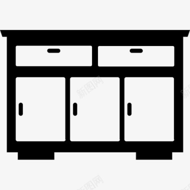 室内灯具装饰橱柜办公桌抽屉柜图标图标