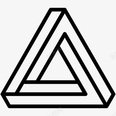 几何形状三角形图标图标
