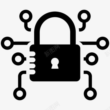 网络安全信息安全网络保护图标图标