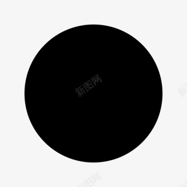 圆形黑色圆孔图标图标
