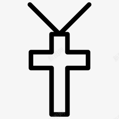 小挂坠天主教基督教图标图标