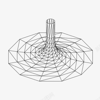 三维粒子参数化三维模型软件三维建模图标图标