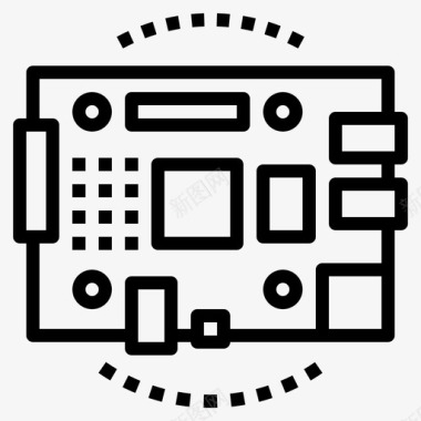主板芯片计算机图标图标