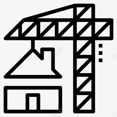 房屋建造建造房屋图标图标