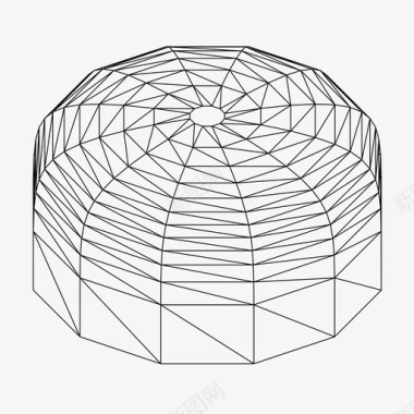 屋顶模型参数化三维模型软件三维建模图标图标