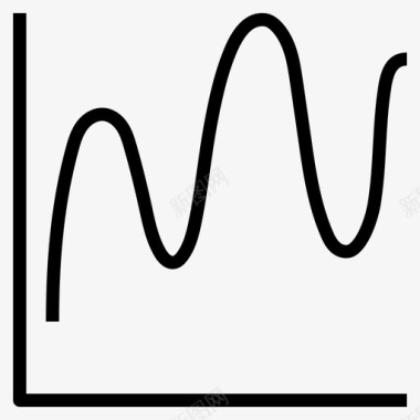 波形旋涡波形图数据图形图标图标