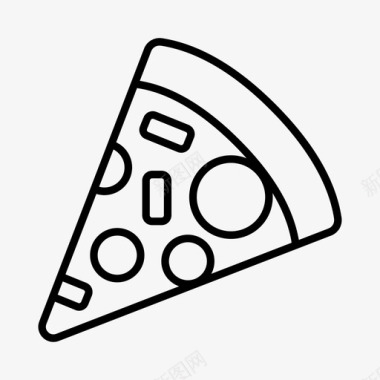 披萨美食意大利图标图标