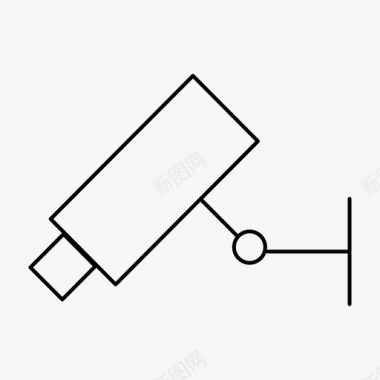 摄像馆监控摄像机监控系统技术图标图标