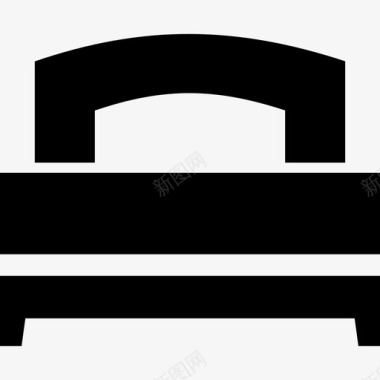 单人床双人床bb酒店图标图标
