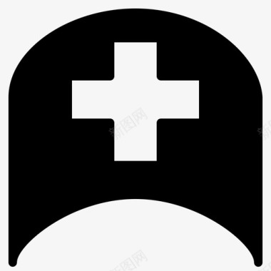 医院护士站护士帽帽子医院图标图标