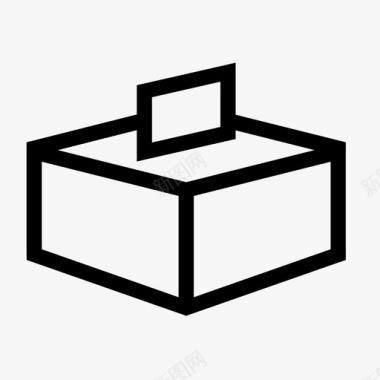 投票箱选择选举图标图标