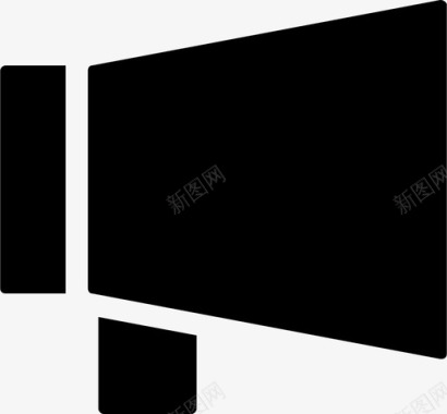 高清扩音器扩音器图标图标