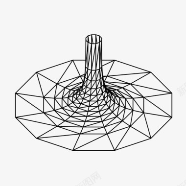 麦当劳三维标志参数化三维模型软件三维建模图标图标