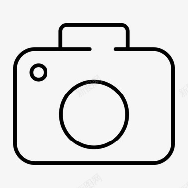 摄影照相机数码相机镜头照相机图标图标