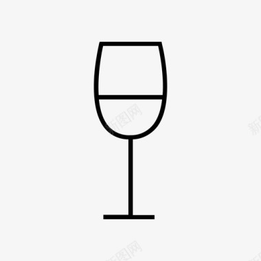 酒杯红酒酒具图标图标