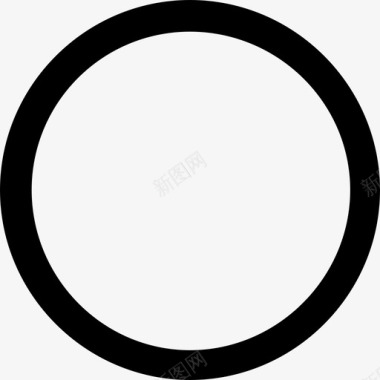 圆圈圆环图标图标