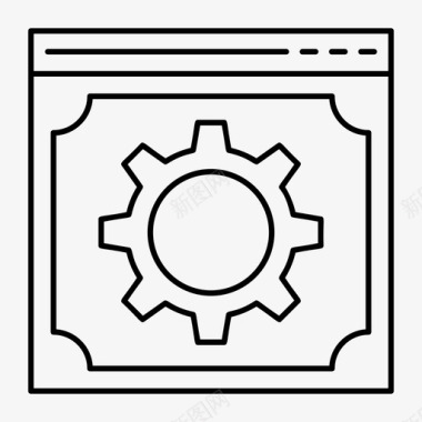 网页优化浏览器互联网设置图标图标