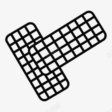 华夫饼华夫饼食物糖图标图标