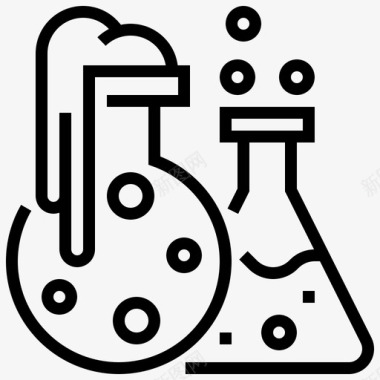 生化试验科学生物化学图标图标