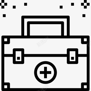 医疗箱箱子工具图标图标