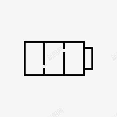 摄影电池电池电量电池状态图标图标