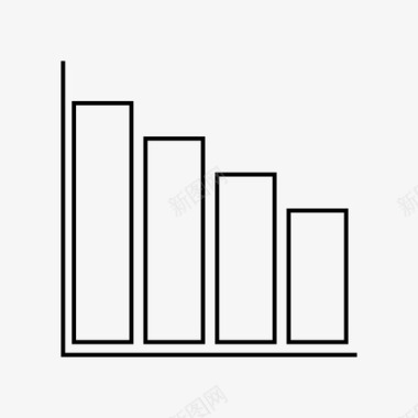 条形图统计工作统计图标图标