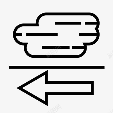 池塘方向方向标志左方向图标图标