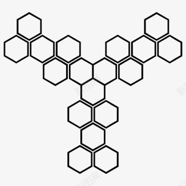 几何六边型几何形状六边形形状图标图标