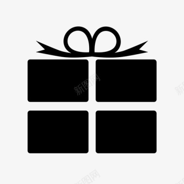 礼物礼盒惊喜礼物图标图标