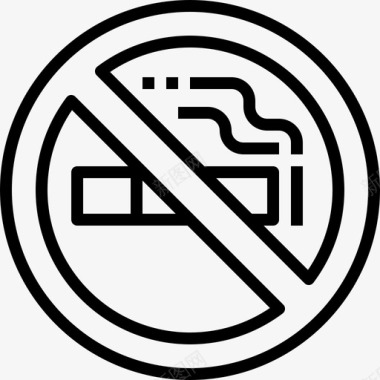 禁止吸烟矢量禁止吸烟允许不图标图标