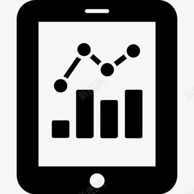 企业坚持统计应用程序数据分析软件企业管理字形图标图标