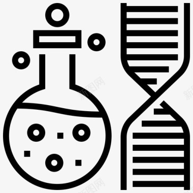 DNA海报dna生物学化学图标图标