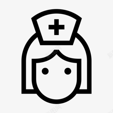 护士女护士助理护士图标图标