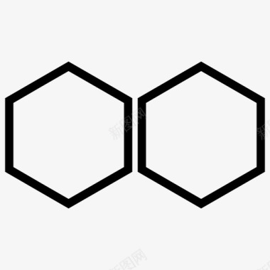 几何形状六边形形状图标图标