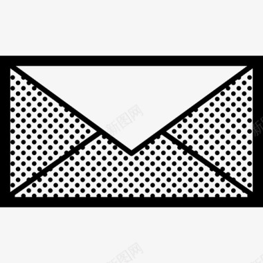 圆点邮件电子邮件信封图标图标
