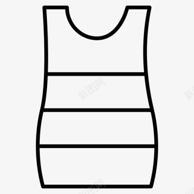 女性服装女性布料连衣裙图标图标