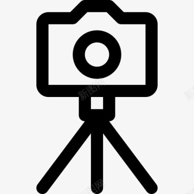 便携式相机支架配件稳定性图标图标
