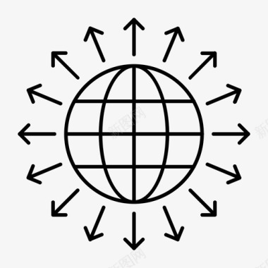 蓝色世界地球图标下载世界商业地球图标图标